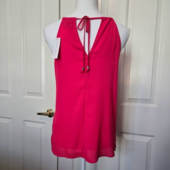 WOMEN'S NEW YORK & COMPANY PINK BLOUSE SIZE XS NWT - Picture 3 of 10